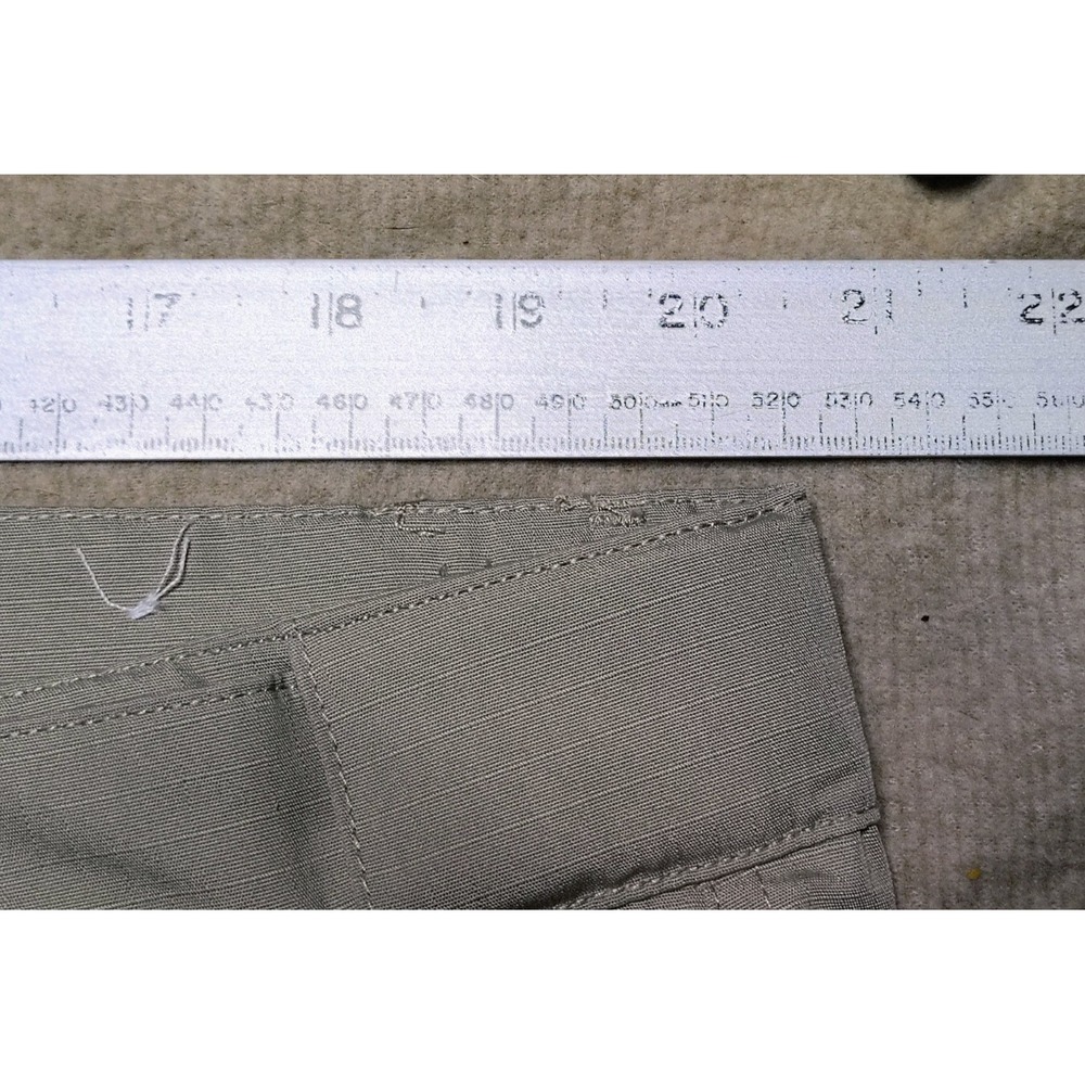 Tru SPEC Pants Mens 42x32 Beige Cargo Straight Leg Rigid‎ Work Flap Pockets - Picture 8 of 9